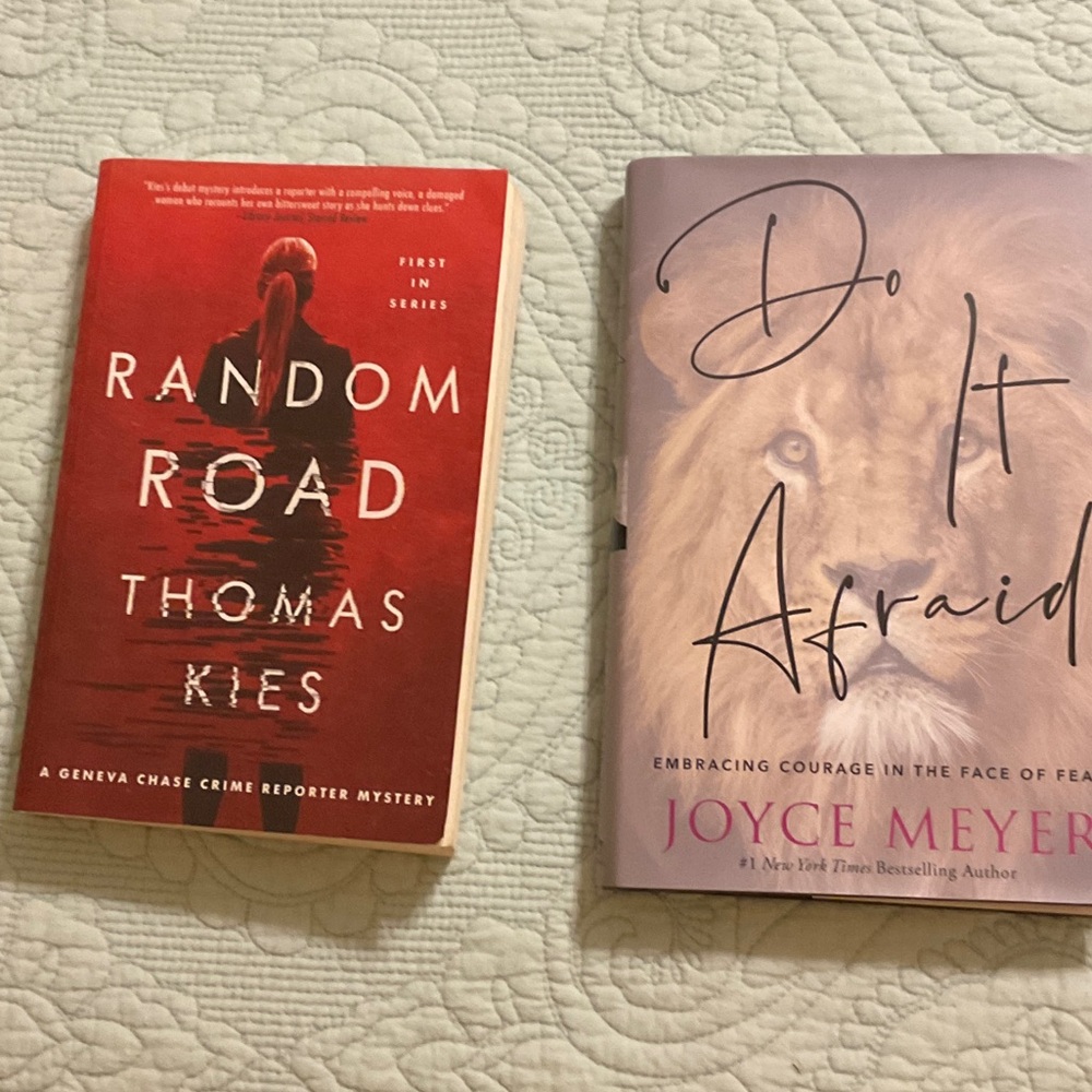 Thomas Kies and Joyce Meyer Red and Beige Book Set